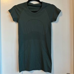 Lululemon Camo Green Swiftly Tech Short Sleeve Tee